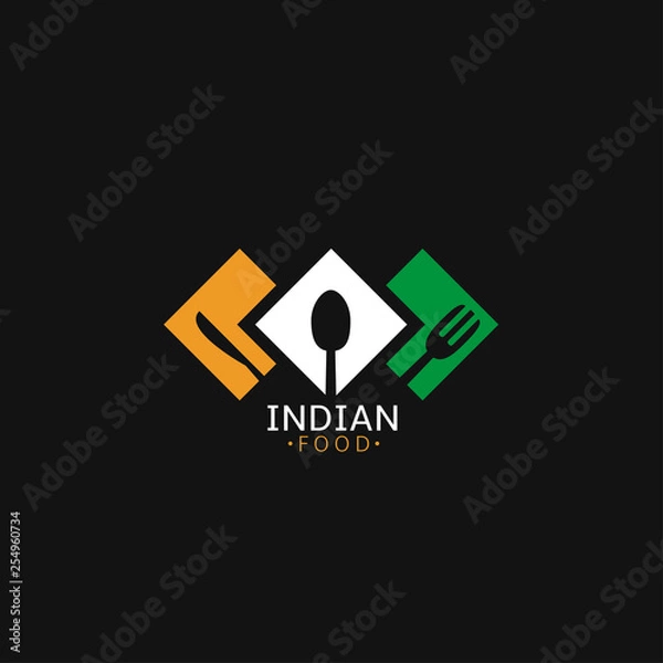 Obraz Indian food icon