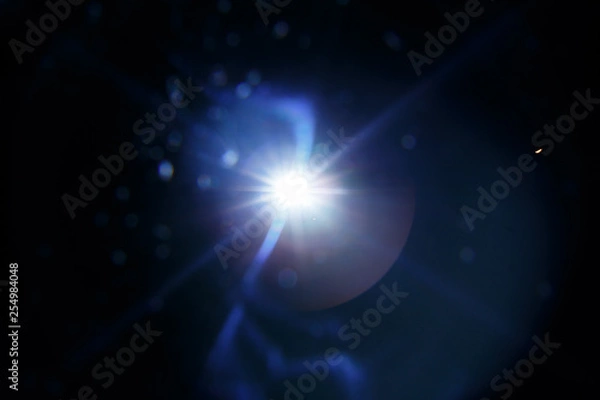 Fototapeta Flash light and Flare theme , Realistic lens flares , light leaks, overlays.