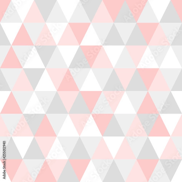 Fototapeta Seamless pattern. Abstract triangle geometric background.