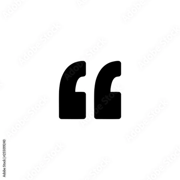 Fototapeta Quotation mark icon