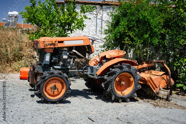 Obraz Old agricultural tractor