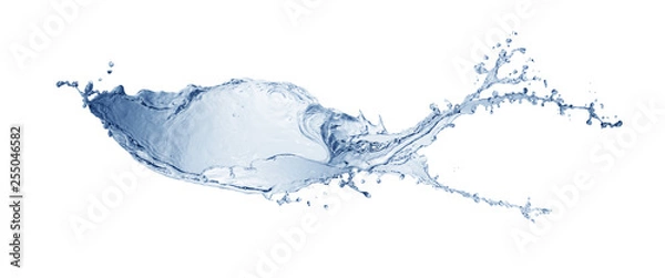 Obraz Water,water splash isolated on white background