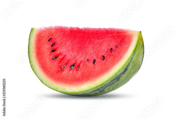 Fototapeta watermelon on white background