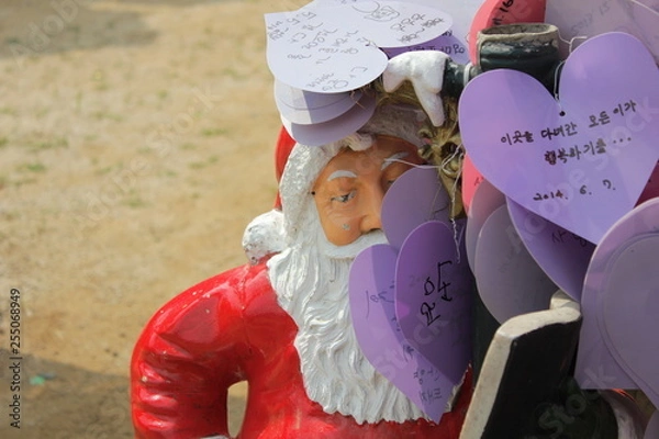 Obraz snowman on christmas tree