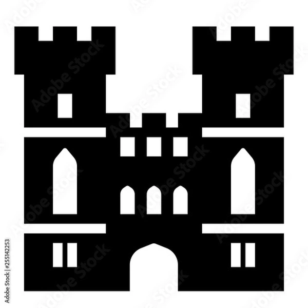 Obraz Windsor castle Solid illustration