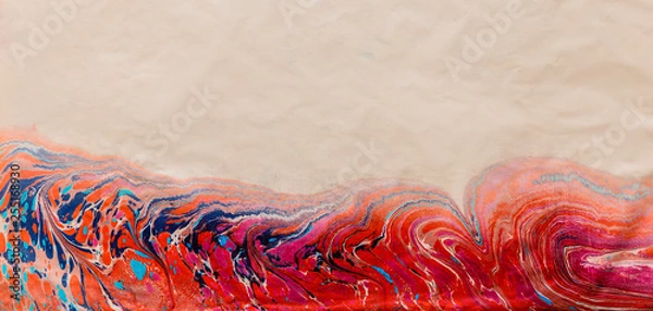 Obraz Ebru imprint on paper 2