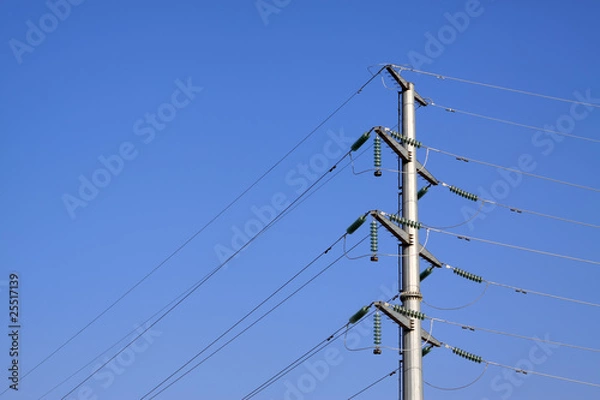 Fototapeta transmission lines