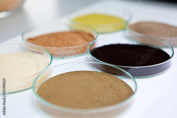 Fototapeta Olive extractions in a laboratory