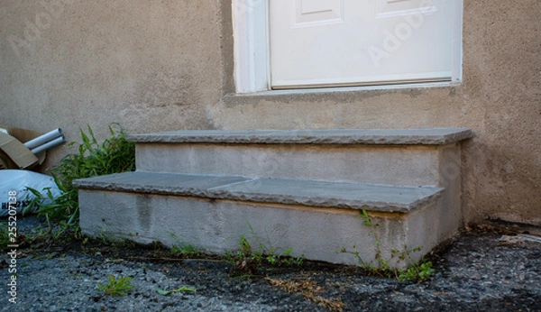 Obraz old house steps