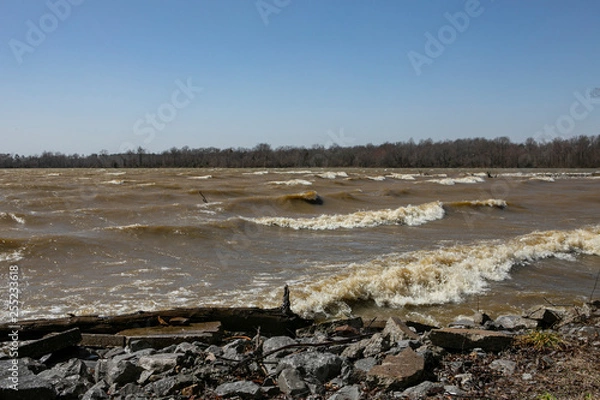 Obraz Lake whitecaps