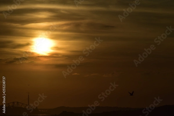 Obraz fireball sunset