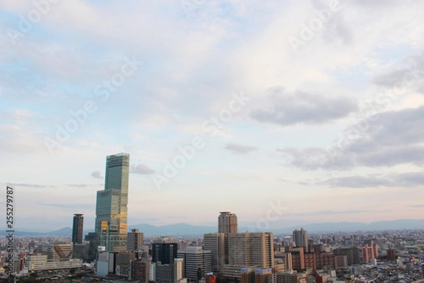 Fototapeta 通天閣から望む大阪の街並み