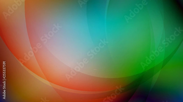 Obraz Abstract curved on colors background