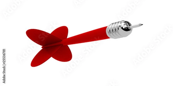 Fototapeta red dart