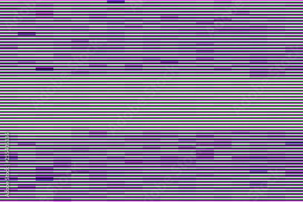 Fototapeta Purple abstract striped background. Bad TV.  Glitch effect. Abstract backdrop. Pixels. Blur effect. Simple illustration for decorative design or presentation.