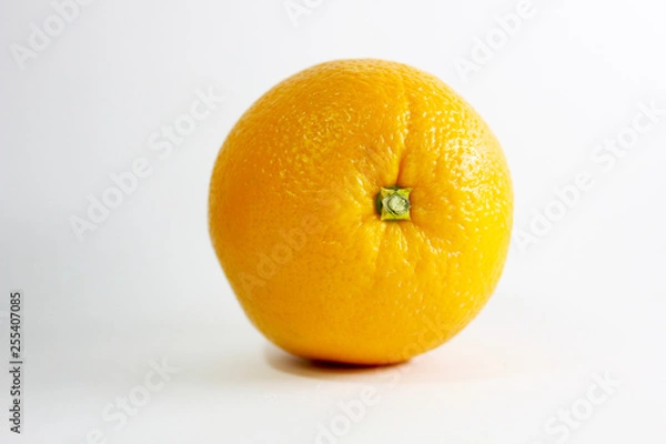 Obraz Close-up orange fruit isolated on white background