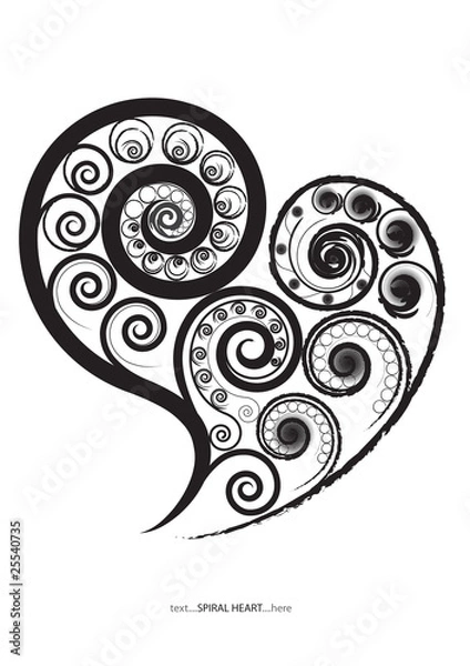 Obraz SPIRAL HEART
