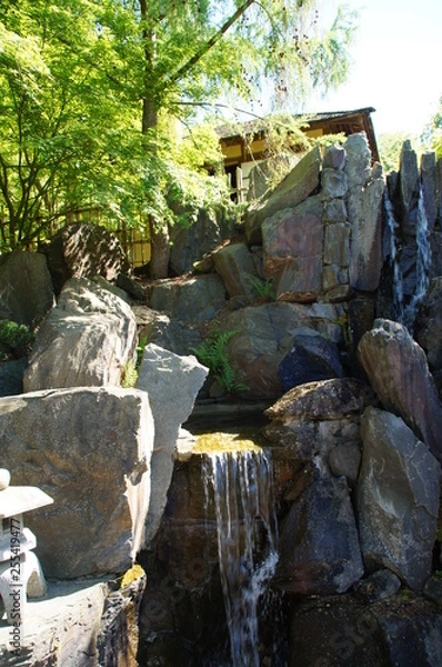 Obraz Wasserspiele in einem Park