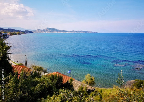 Obraz greece summer beach vacation