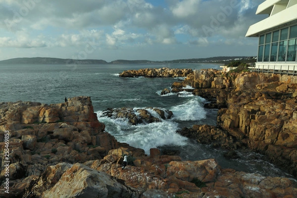 Obraz Textured, solid and rocky island