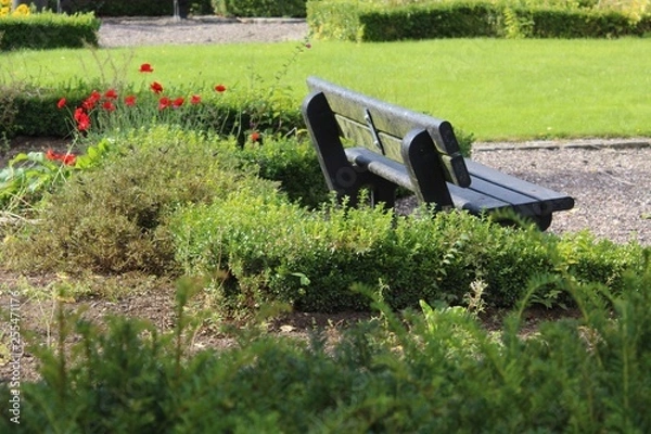 Obraz bench in the park