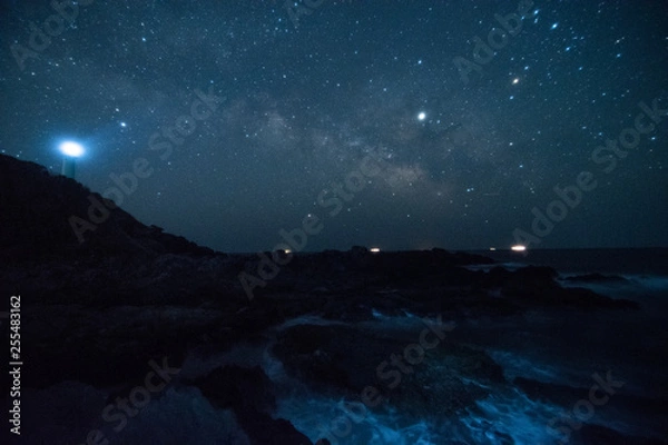 Obraz 天の川の季節の始まり