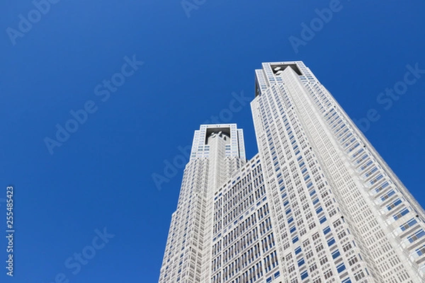 Obraz 新宿の都庁、高層ビル