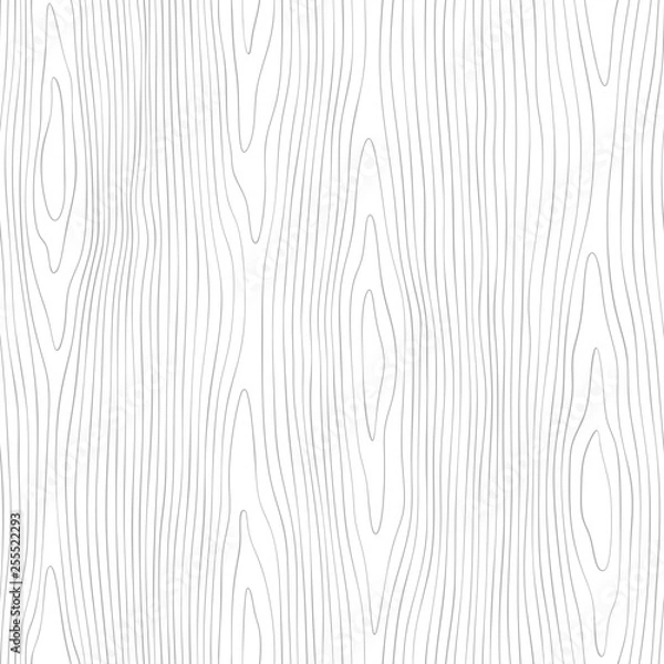 Fototapeta Seamless wooden pattern. Wood grain texture. Dense lines. Abstract background. Vector illustration