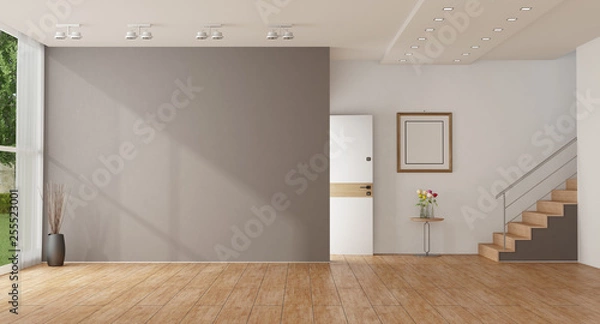 Obraz Empty home entrance of a modern villa