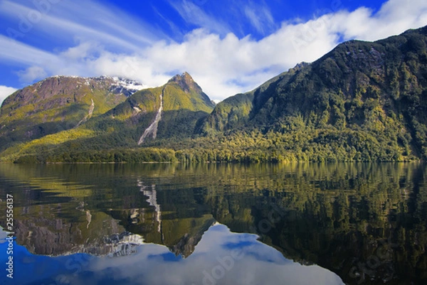 Obraz Lake Manapouri in New Zealand.