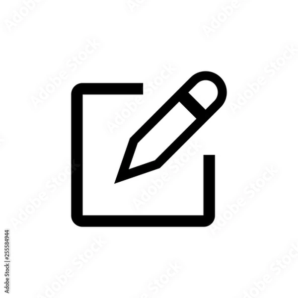 Obraz Edit icon vector. Pencil icon. sign up Icon vector