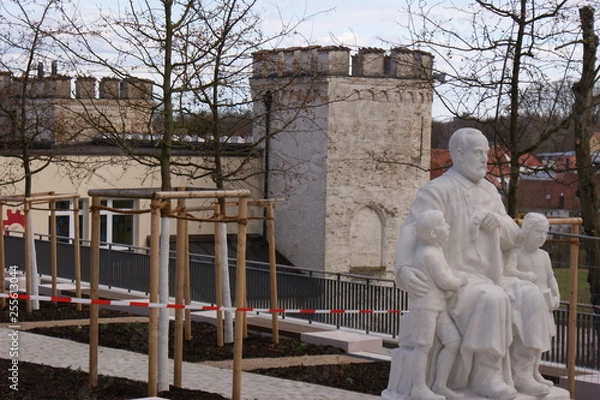 Obraz statue schlos weis architektur 