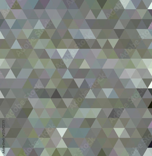 Fototapeta Triangular low poly, light grey, silver, mosaic pattern background,