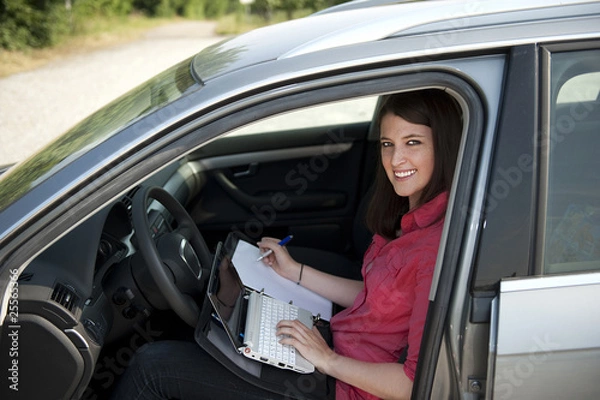 Obraz Arbeitsplatz Auto