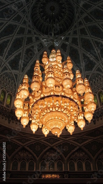 Obraz chandelier in mosque