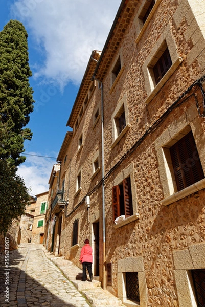 Obraz Strasse in Fornalutx, Mallorca, Spanien