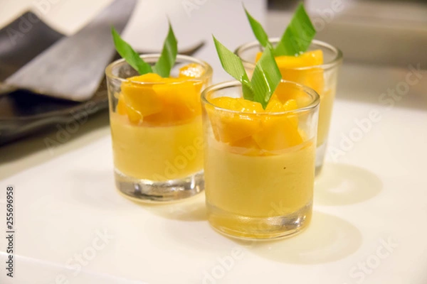 Fototapeta  dessert bakery in restaurant for lunch and dinner