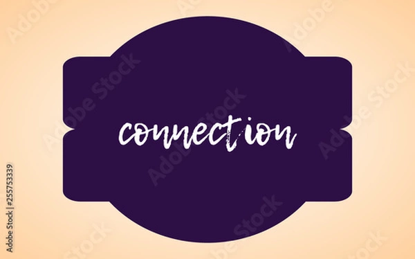 Fototapeta Showing connection text