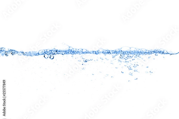 Obraz Water splash on white