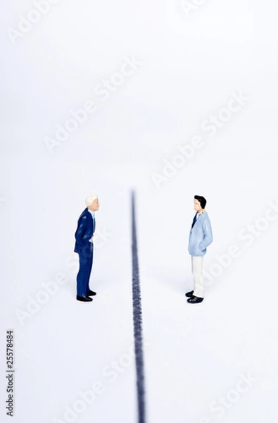 Fototapeta miniature people on team