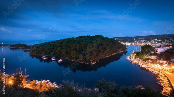 Obraz Gaios Harbour in Paxos Island, Greece