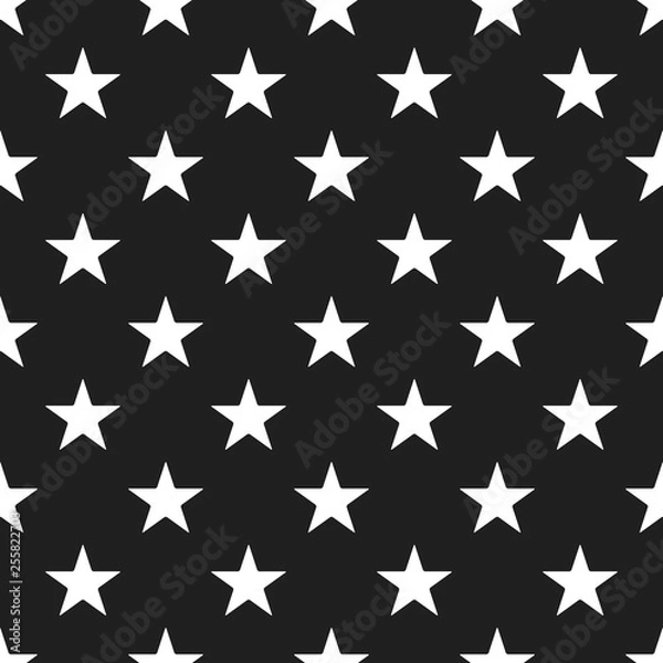 Fototapeta Seamless pattern with stars.