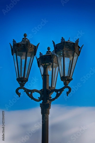 Obraz Troitsk street lighting
