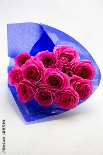 Obraz ローズピンクのバラの花束