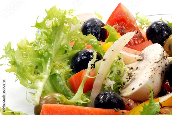 Obraz sałatka z pomidorami