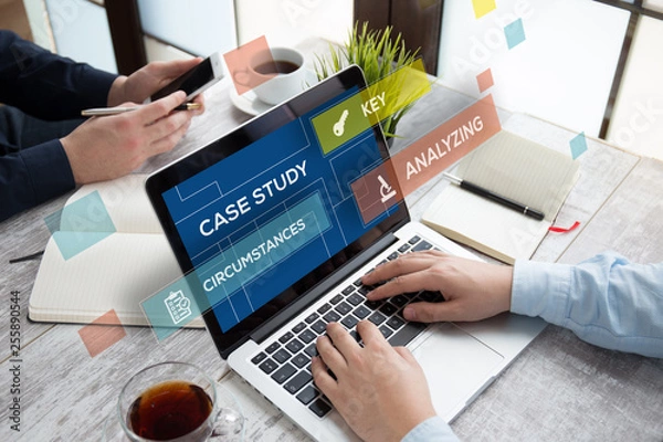 Obraz CASE STUDY CONCEPT