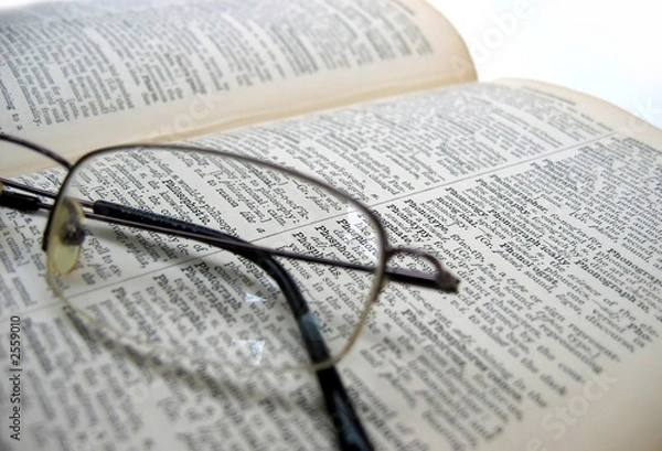 Fototapeta dictionary