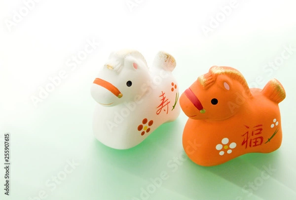 Obraz 馬 ウマ 干支 十二支 お正月