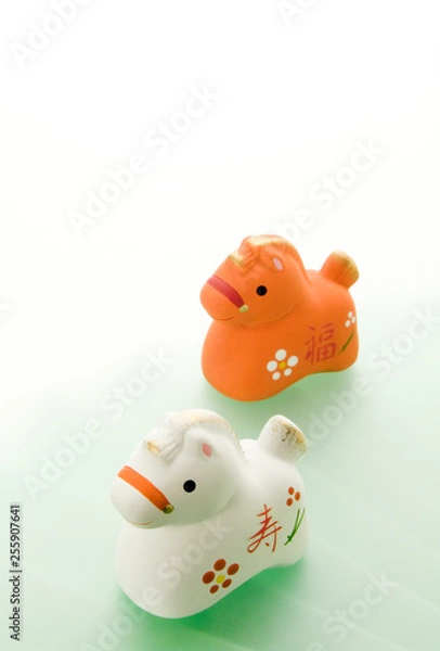 Fototapeta 馬 ウマ 干支 十二支 お正月