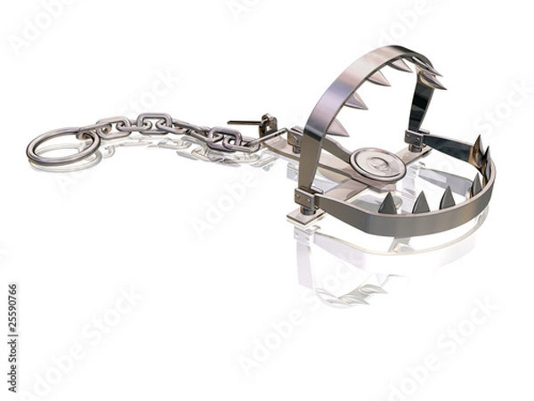 Obraz Snapping bear trap